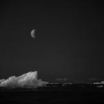 Moonrise over Lindblad Cove